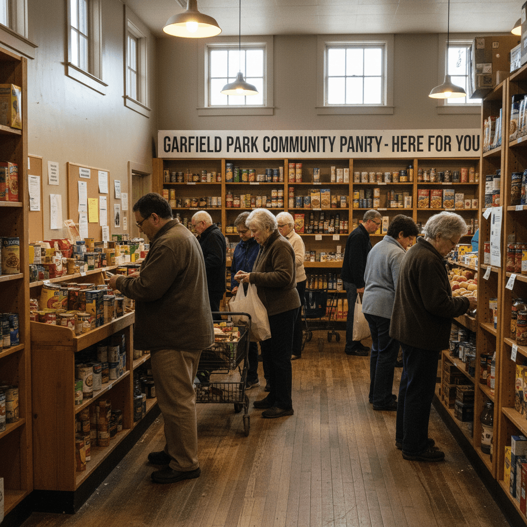 FLOW food pantry serving Garfield Park community